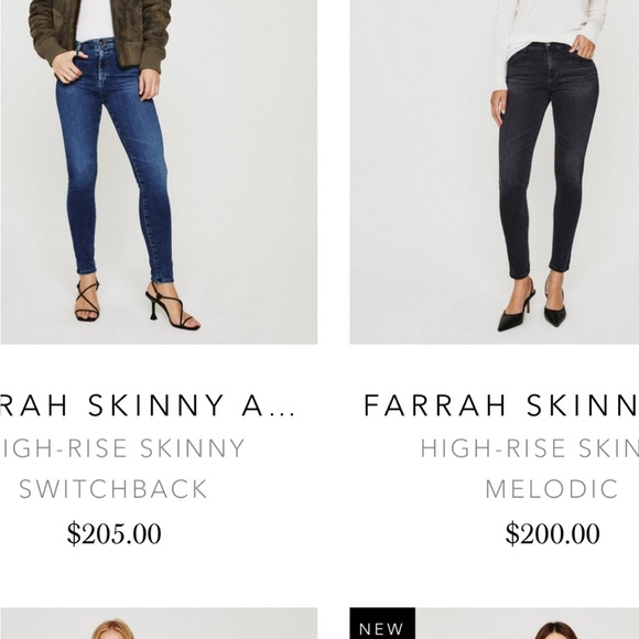 Ag Adriano Goldschmied Denim - AG Jeans The Farrah High Rise Skinny Ankle